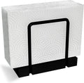 Bamboo & Iron Standing Napkin Holder – Rustic Tabletop Dispenser for Kitchen & Dining, Black