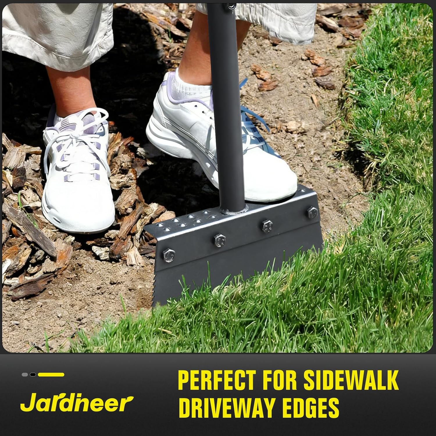 Heavy-Duty Garden Shovel – 152cm Long Handle Multi-Purpose Lawn Edging, Weeding & Surface Scraper